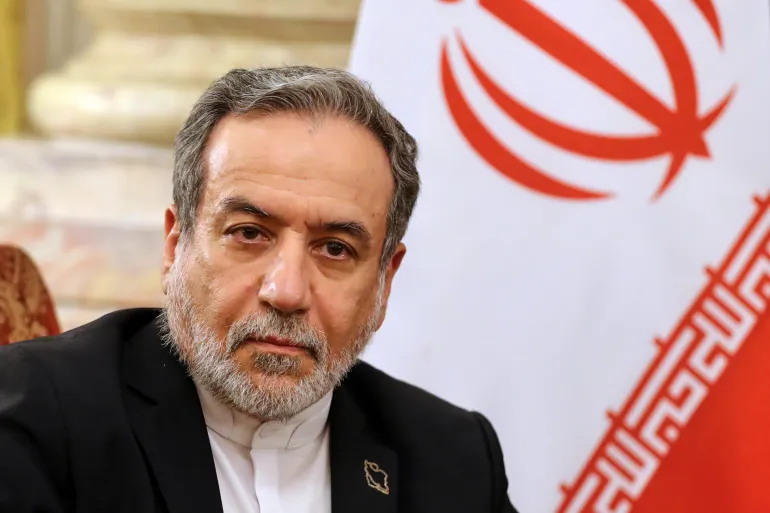 Iranian Foreign Minister Abbas Araghchi says the Strait of Hormuz falls under the territorial control of Iran and Oman [File: Khaled Elfiqi/AP Photo]