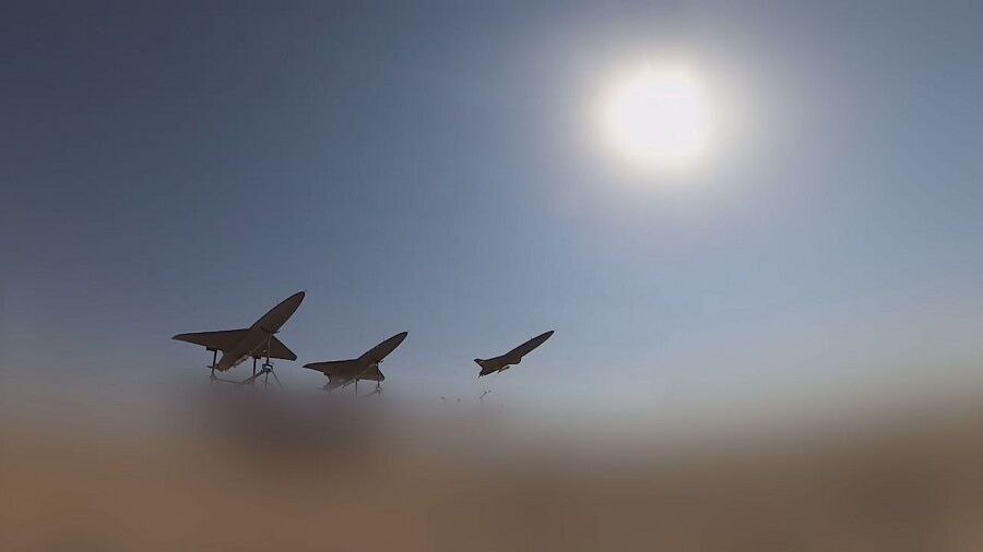Iran launches drone strikes targeting Israeli defense-linked facilities.