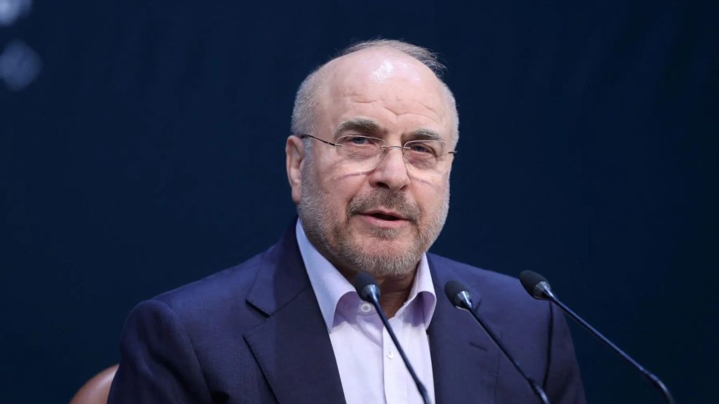 Speaker of the Islamic Consultative Assembly of Iran, Mohammad Bagher Qalibaf.