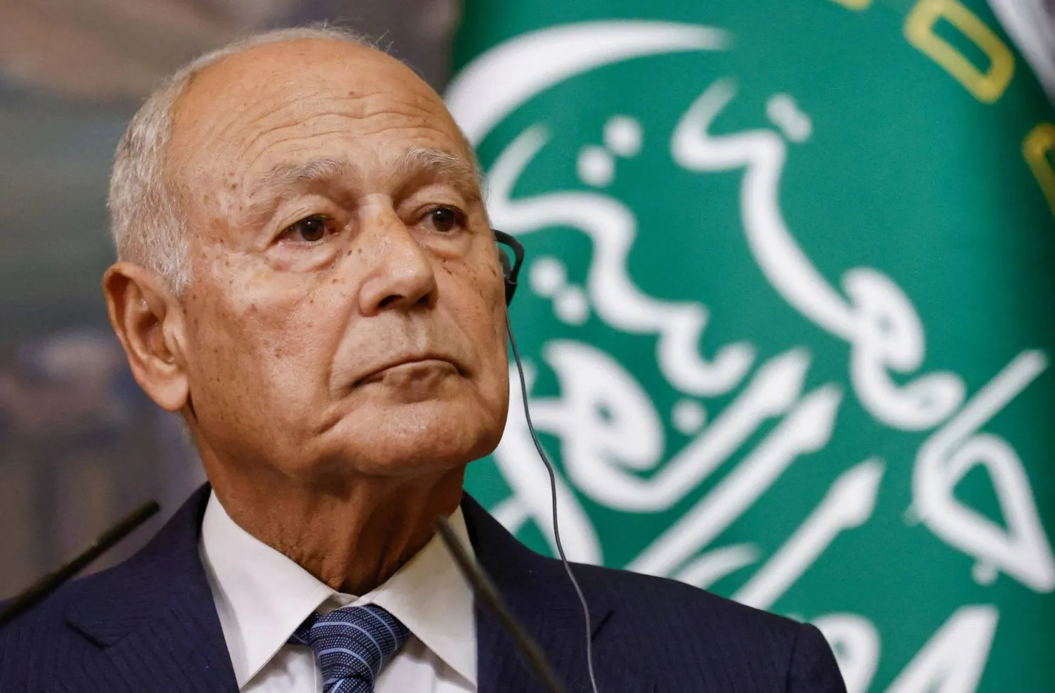 League of Arab States Secretary-General Ahmed Aboul Gheit.