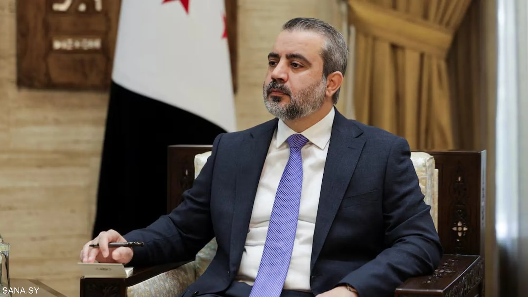 Syrian Foreign Minister Asaad al-Shaibani, who headed Syria's high-level delegation in talks with Israeli representatives in Jordan under U.S. mediation.
