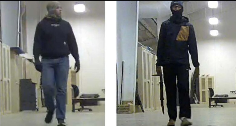 Investigators shared two photos of these individuals who may be involved in theft where four drones were stolen from Fort Campbell in November 2025.