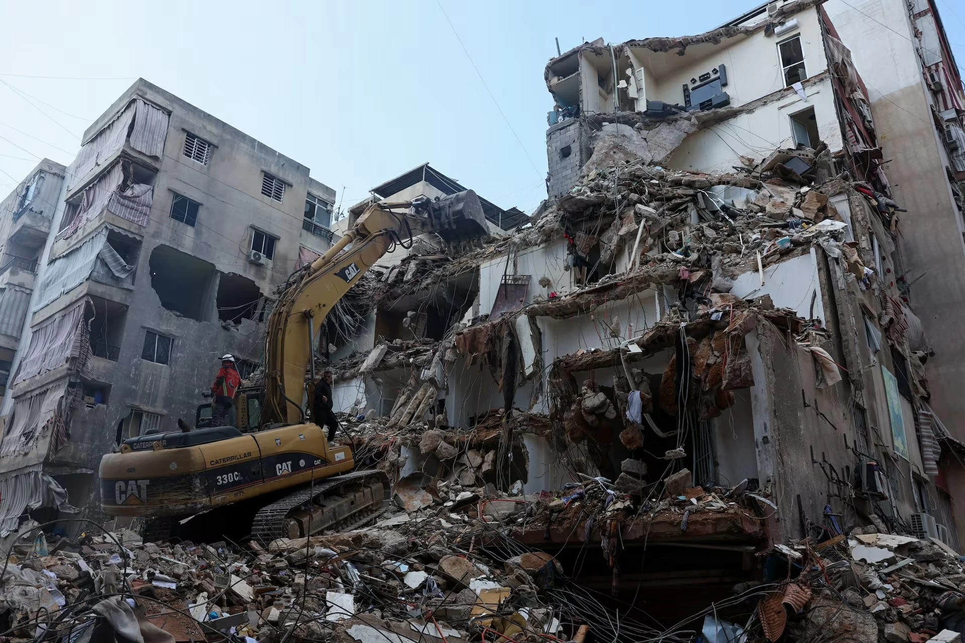 Destruction spreads across southern Lebanon as Israeli airstrikes damage homes, infrastructure, and civilian areas amid escalating conflict.