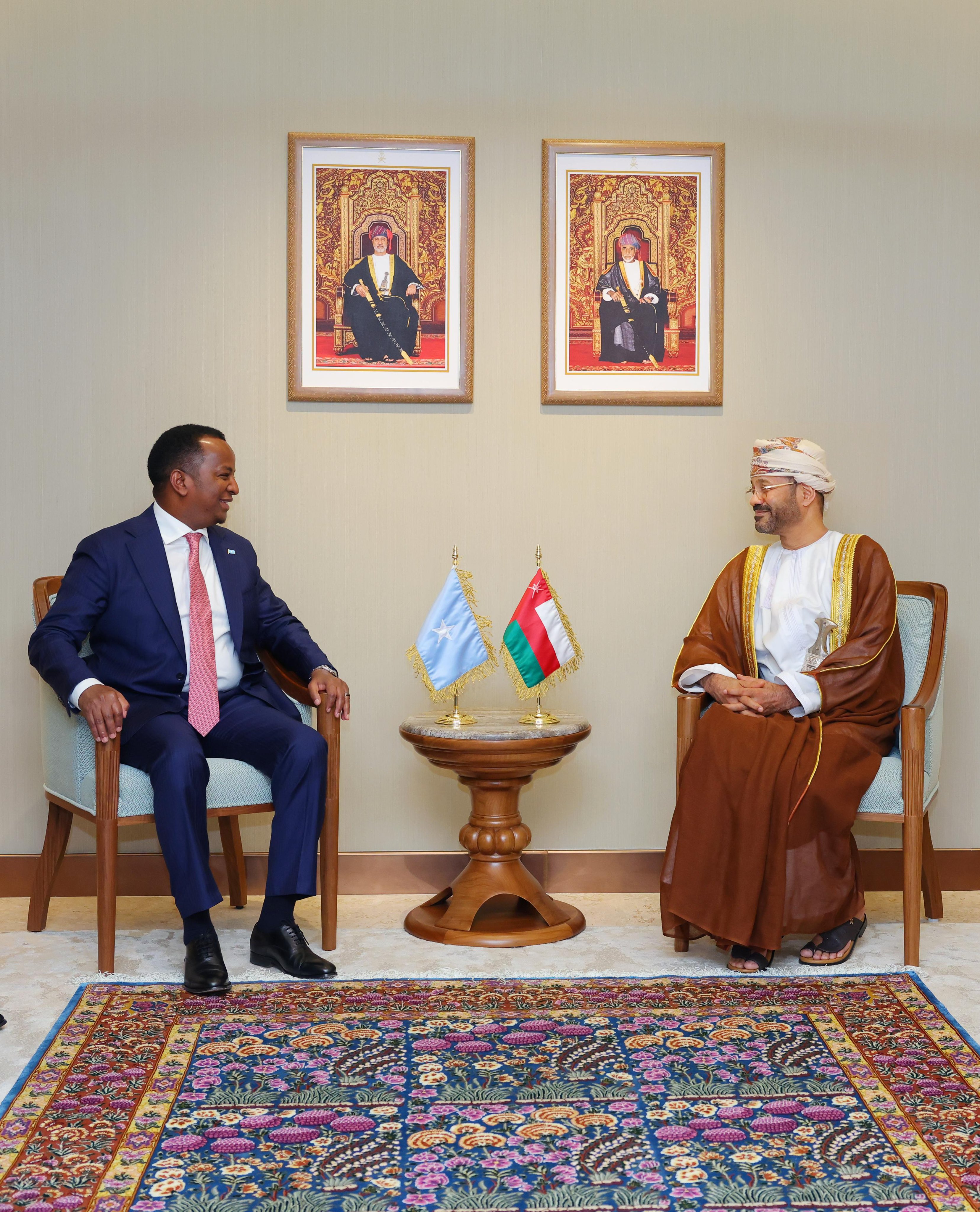Somali and Omani foreign ministers hold talks in Muscat on cooperation and Horn of Africa stability.