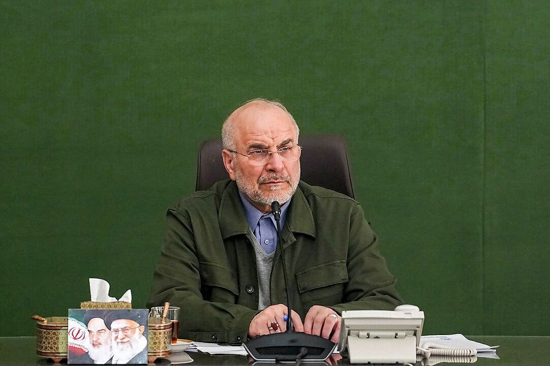 Iran's Parliament Speaker Mohammad Bagher Ghalibaf.