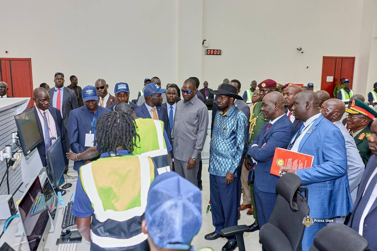 President Salva Kiir Mayardit inaugurates South Sudan's Air Traffic Management System at Juba International Airport, marking full national control of airspace operations on May 18, 2026.
