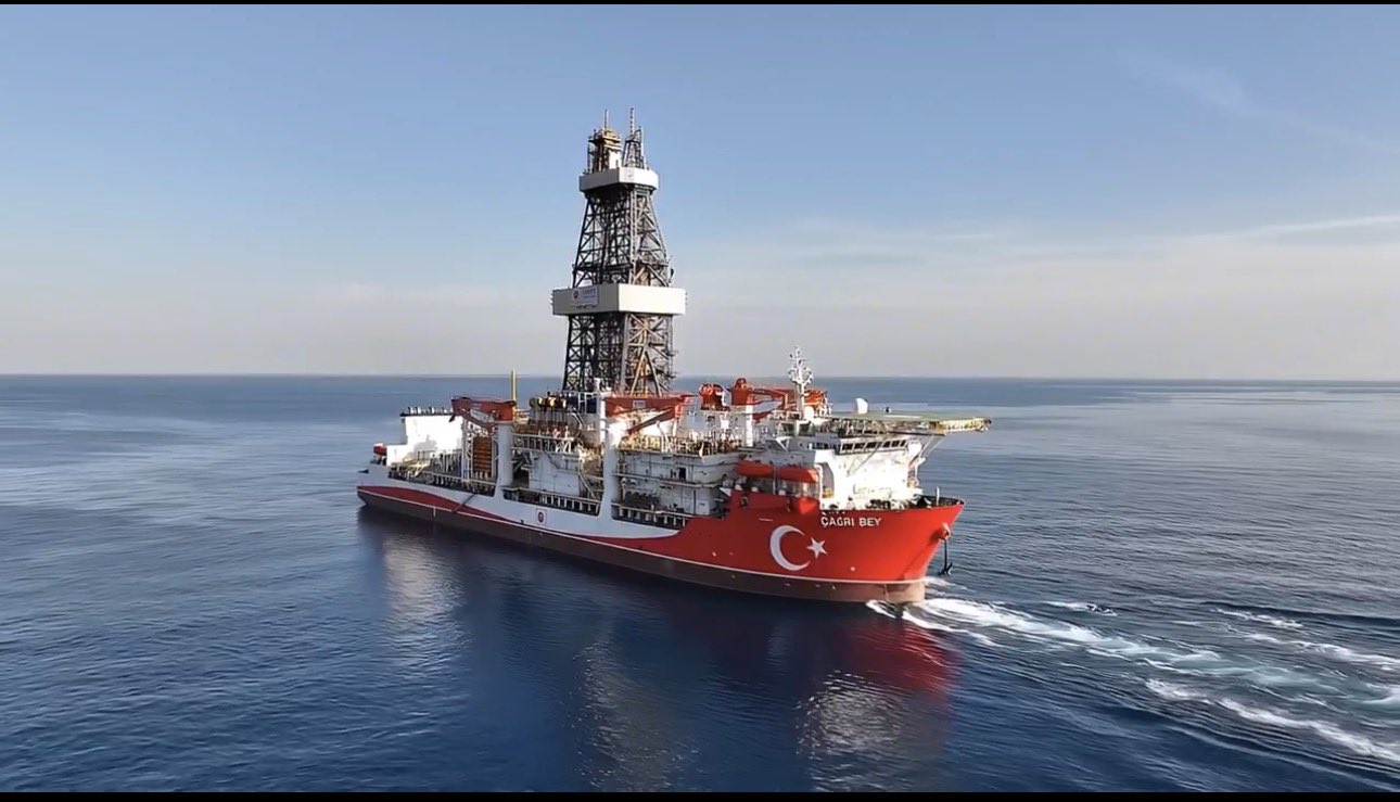 Turkish drillship &Ccedil;ağrı Bey arrives in Somali waters to launch the Curad-1 offshore oil project.