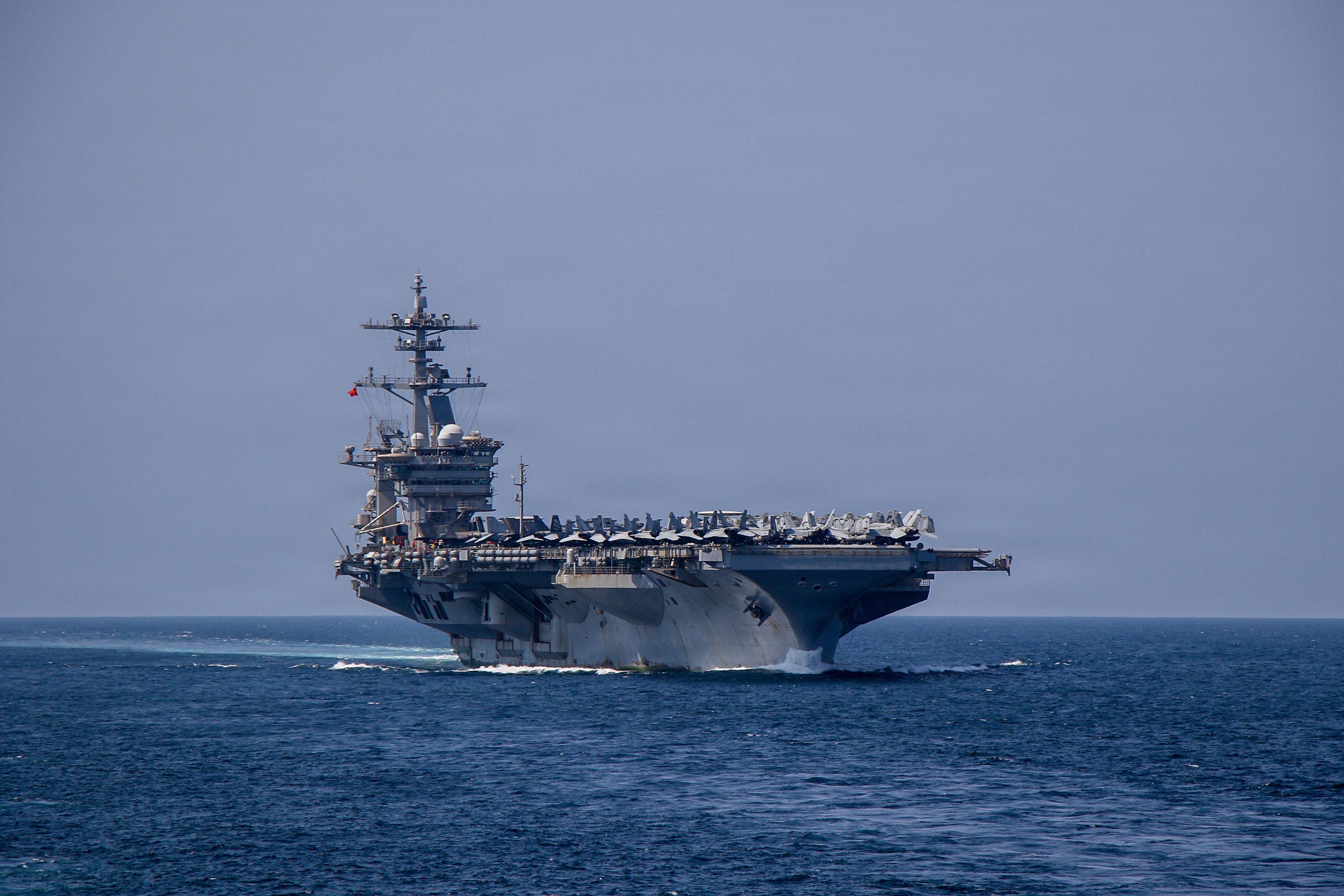 The USS Abraham Lincoln Carrier Strike Group continues projecting power at sea in support of Operation Epic Fury against Iran.