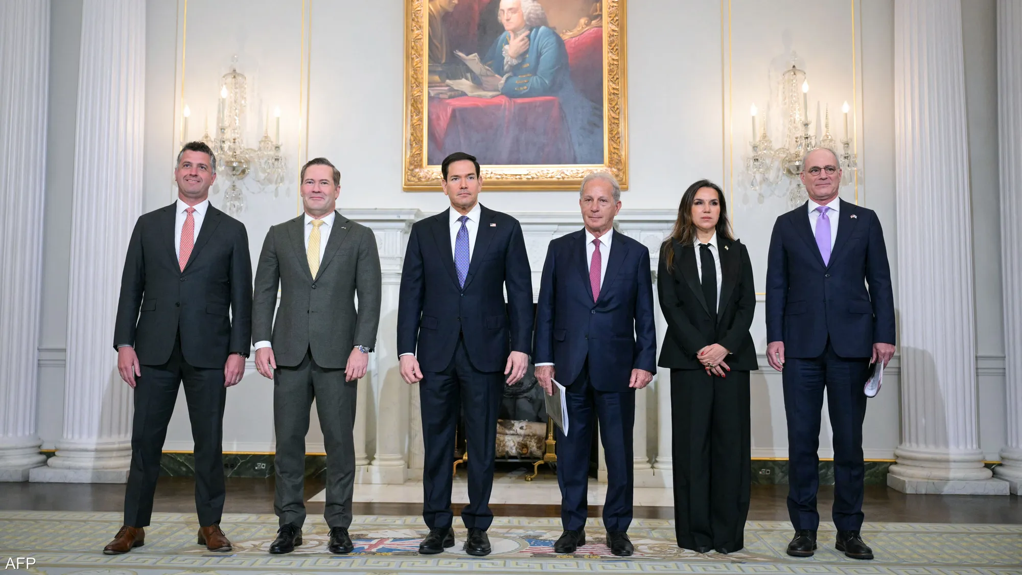 Delegations from Israel and Lebanon attend the first round of US-mediated talks at the State Department in Washington.