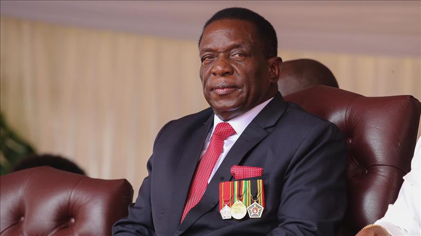 President of Zimbabwe, Emmerson Mnangagwa.