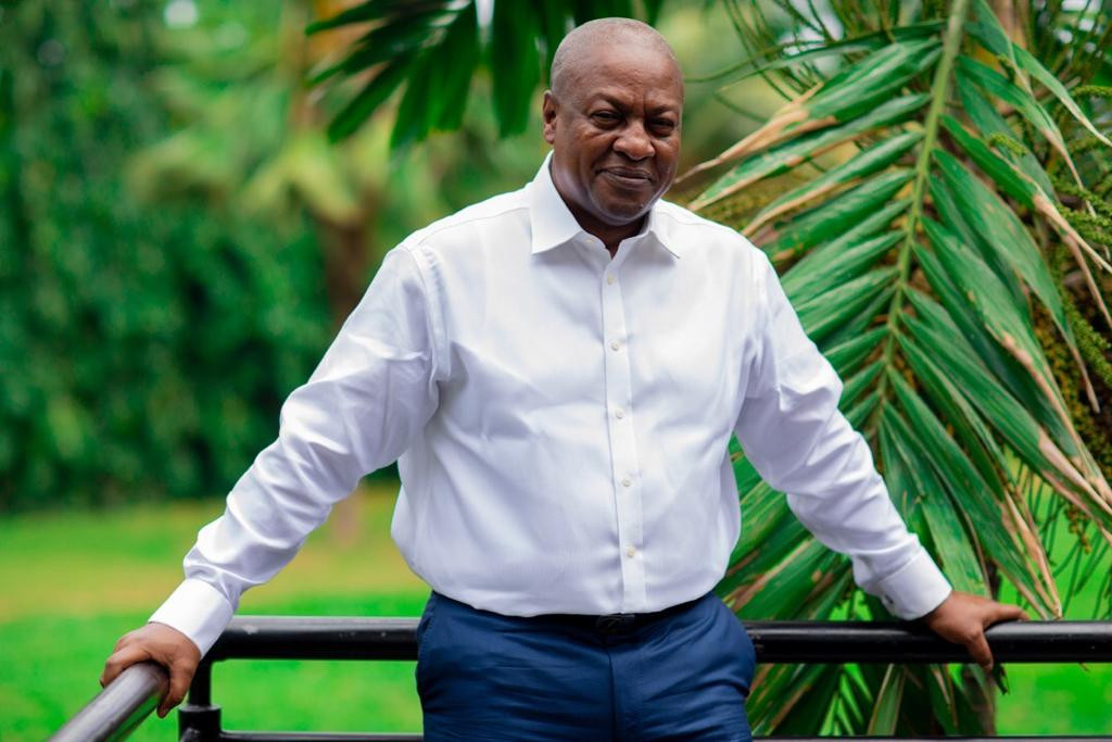 President of Ghana, John Dramani Mahama.