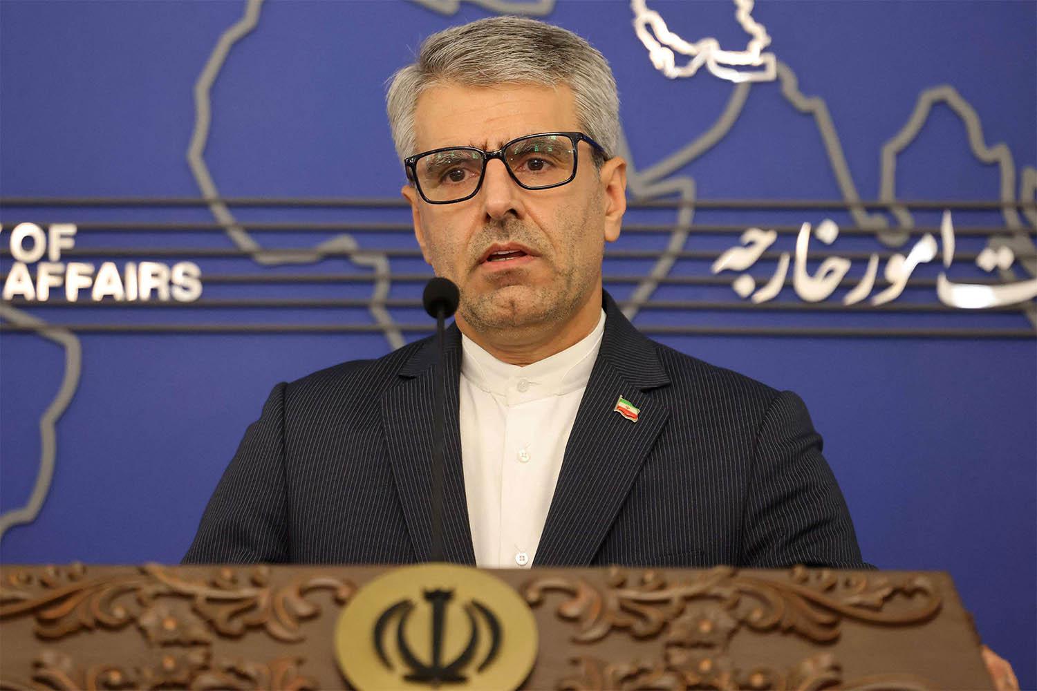 Iran's Ministry of Foreign Affairs spokesman Esmaeil Baghaei.