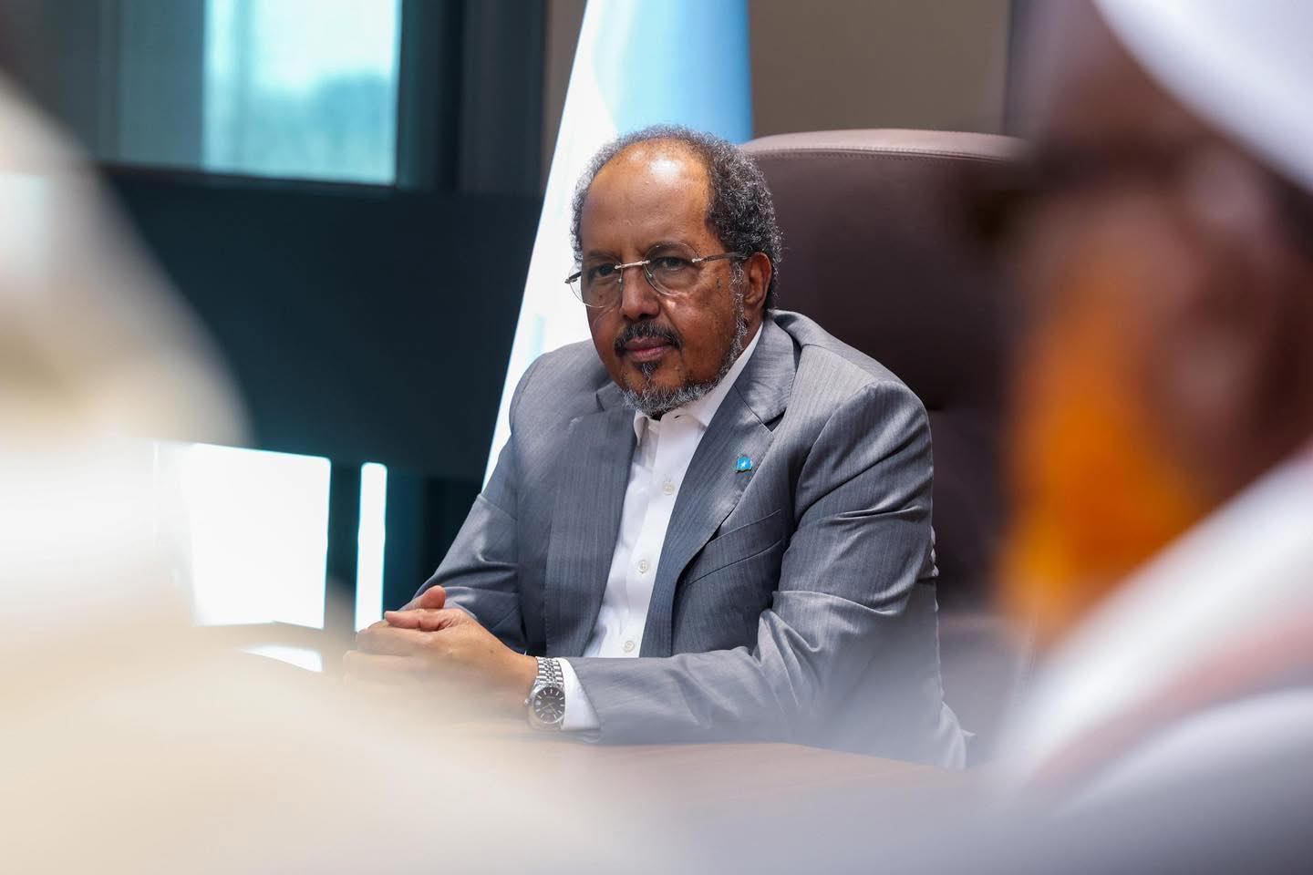 President of the Federal Republic of Somalia, Hassan Sheikh Mohamud.