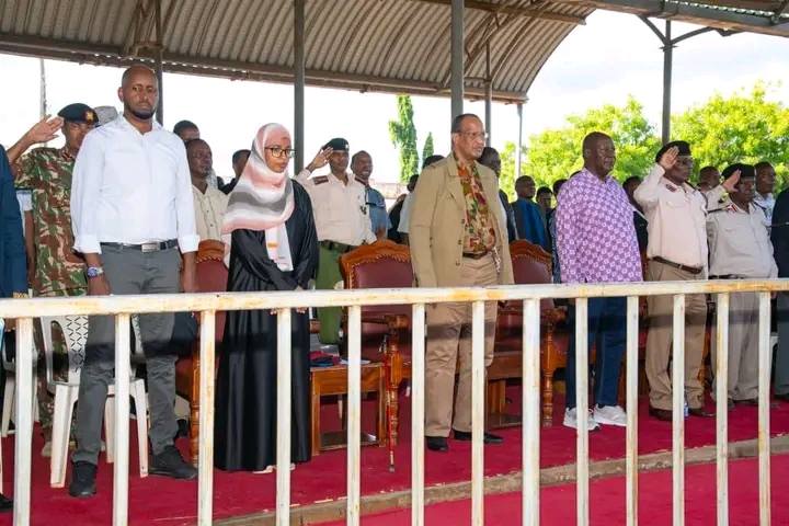 Kenya county leaders during a joint Garissa&ndash;Kitui peace meeting in Nguni, where they agreed on measures to curb cross-border violence and restore stability.