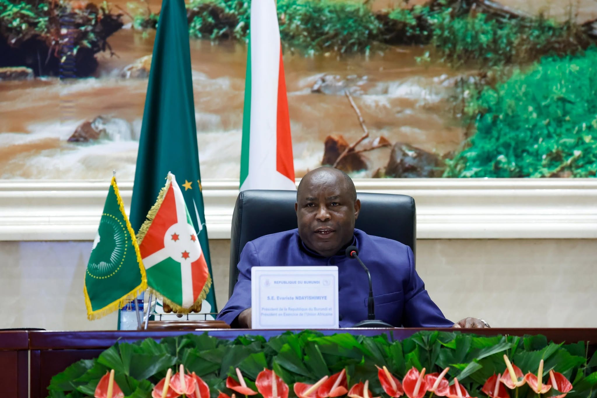 Burundi President Evariste Ndayishimiye.
