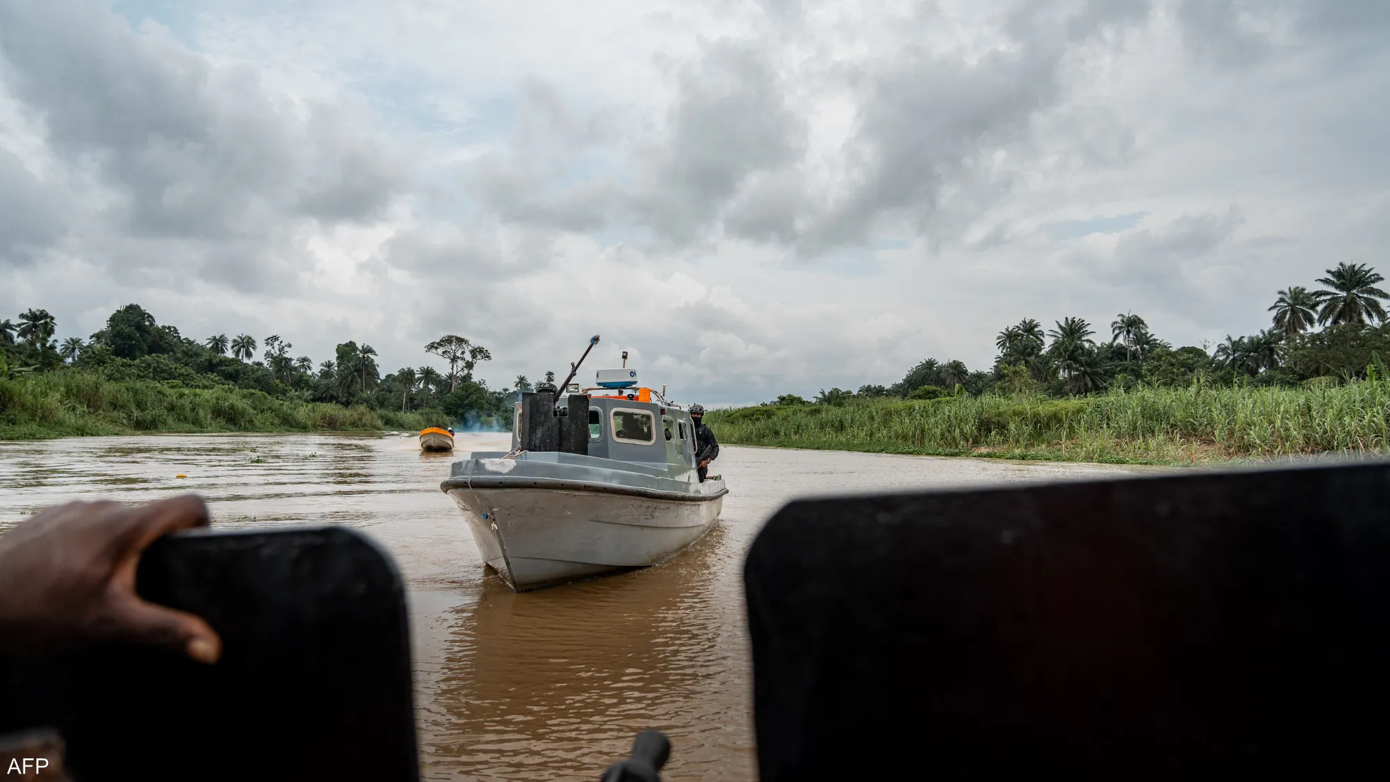 Small passenger boats navigate Nigeria's waterways, where recurring capsizing incidents have raised persistent concerns over transport and passenger safety.