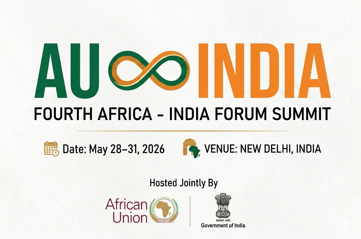 AU-India summit in New Delhi.