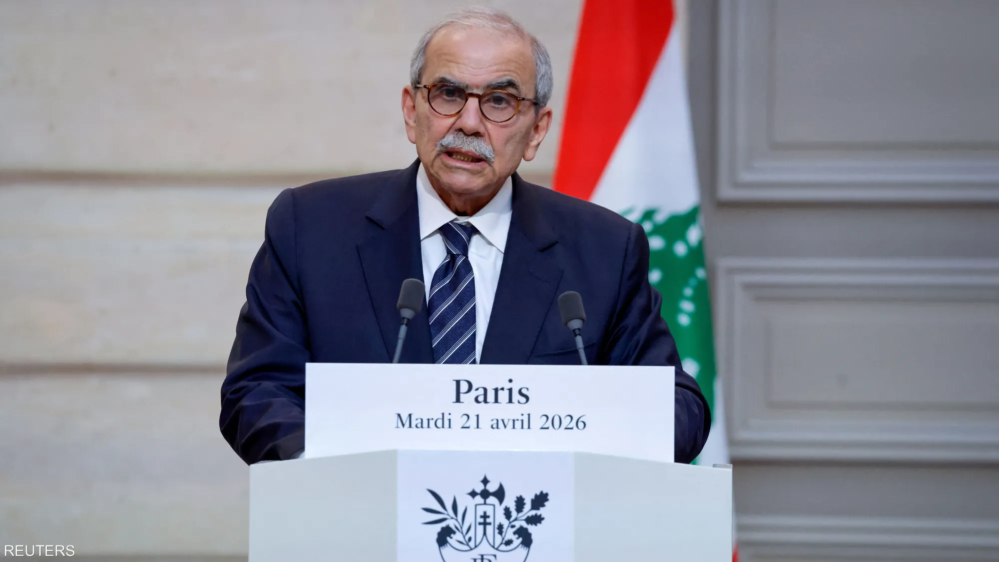 Lebanese Prime Minister Nawaf Salam