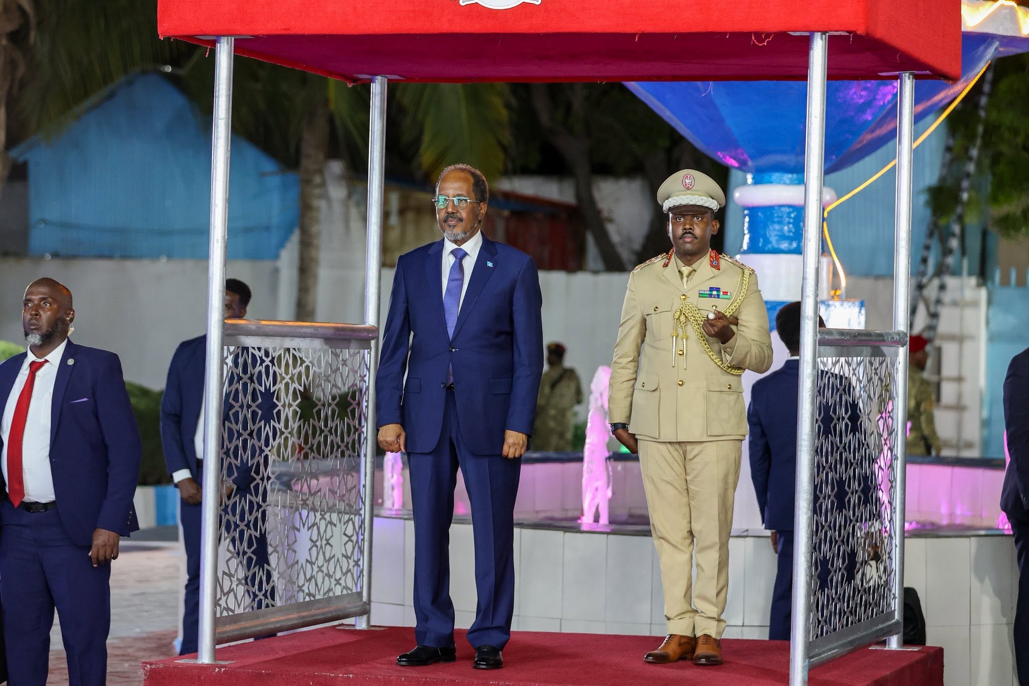 Somali President Hassan Sheikh Mohamud.