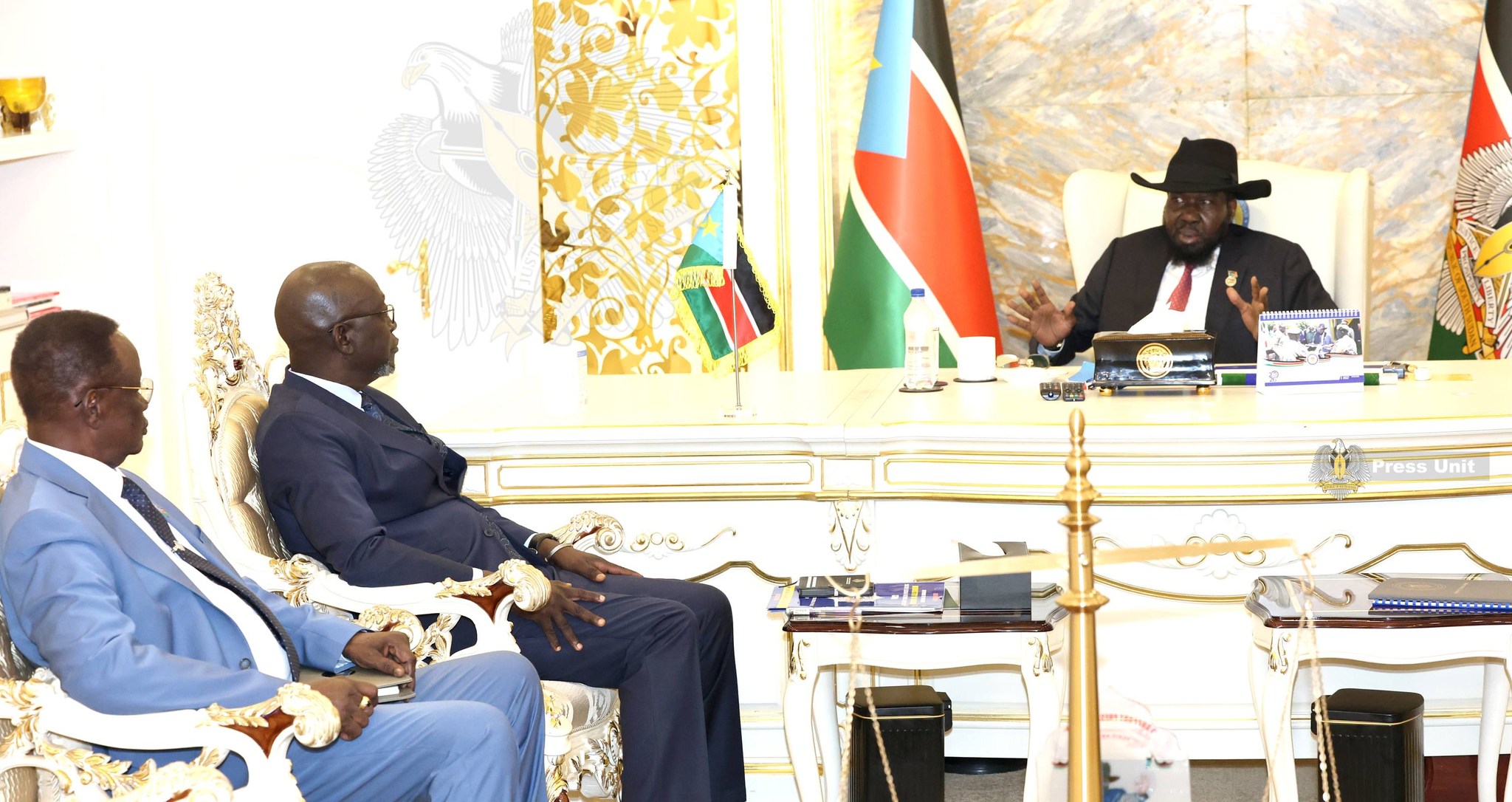 South Sudan President Salva Kiir Mayardit meets officials in Juba to discuss funding for the country's December 2026 elections.