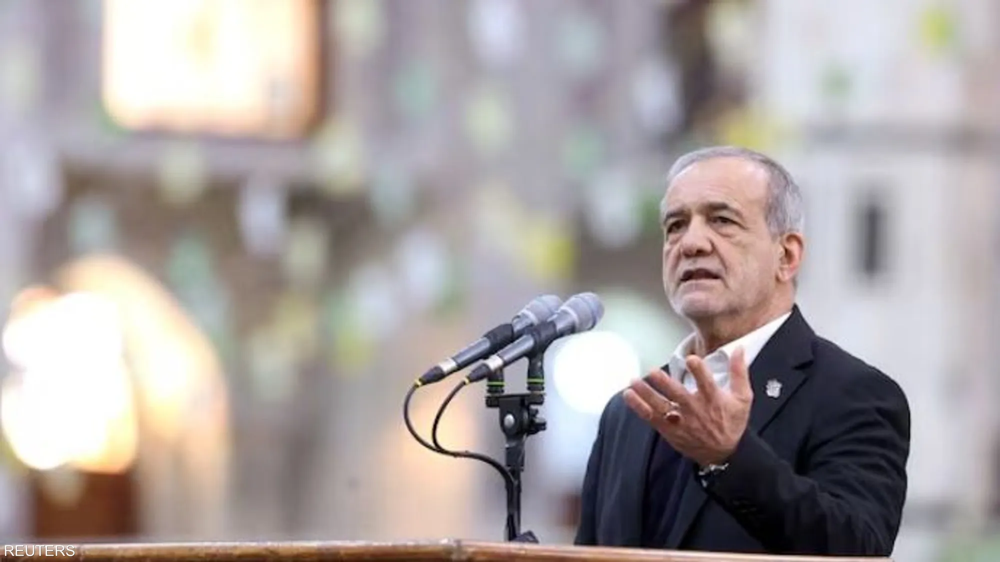 Iranian President Masoud Pezeshkian.