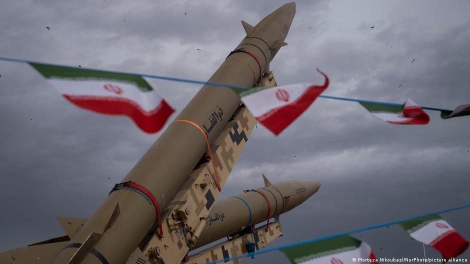 Iran launches a barrage of missiles and explosive-laden drones toward Israel.