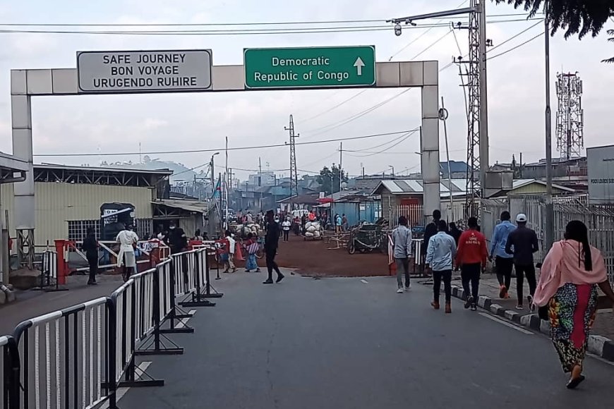 Health workers screen travelers at Rwanda&ndash;DR Congo border crossings in Rubavu district, where authorities have intensified Ebola surveillance and temperature checks following confirmed cases in neighboring regions.