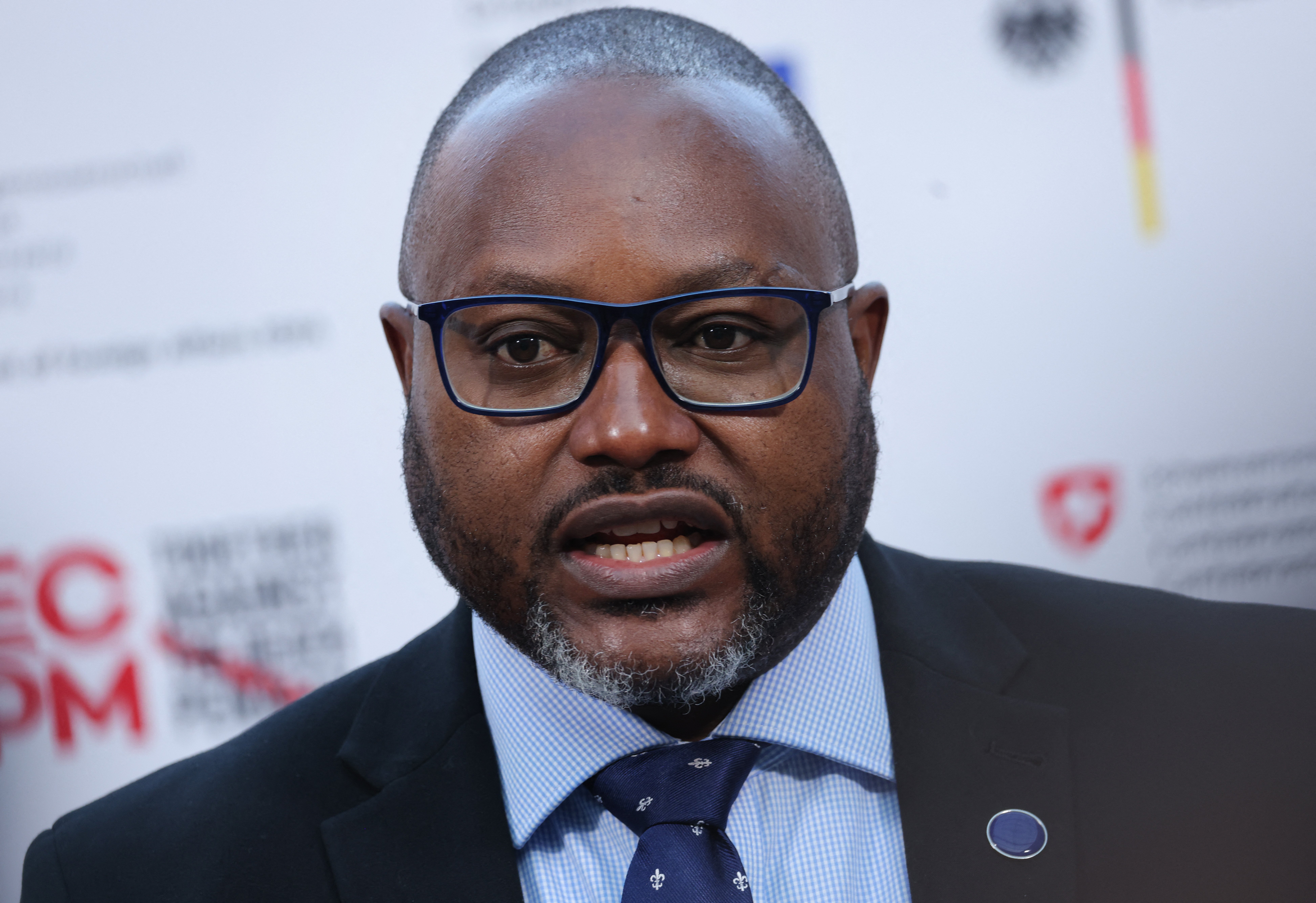 File photo of Zambian Foreign Minister Mulambo Haimbe. &copy; Sean Gallup/Getty Images via AFP.
