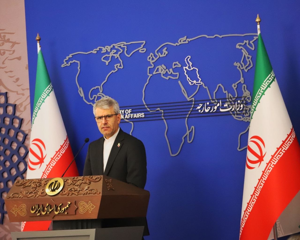Esmail Baghaei, spokesperson for the Iranian Ministry of Foreign Affairs.