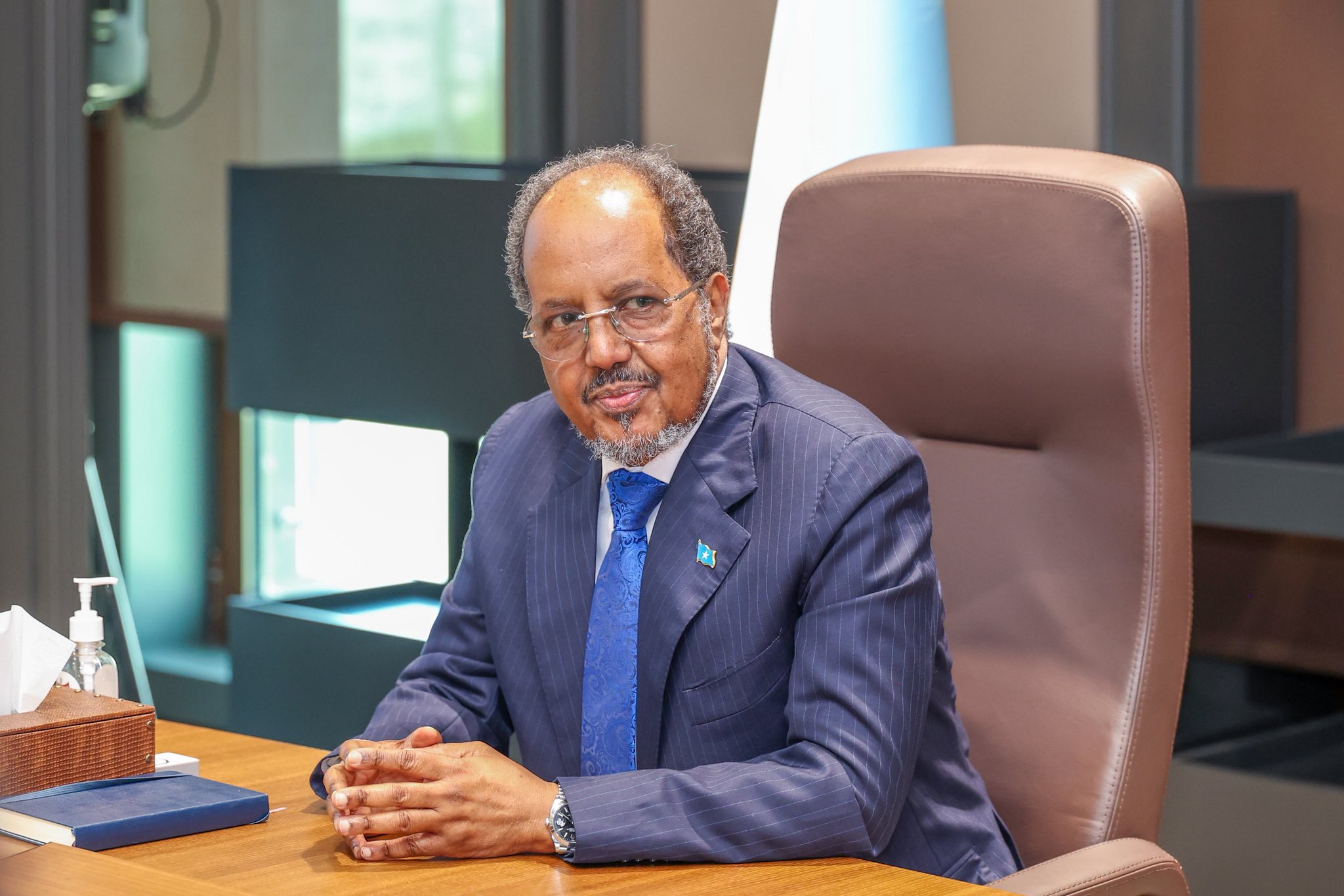 Dr. Hassan Sheikh Mohamud, President of the Federal Republic of Somalia.