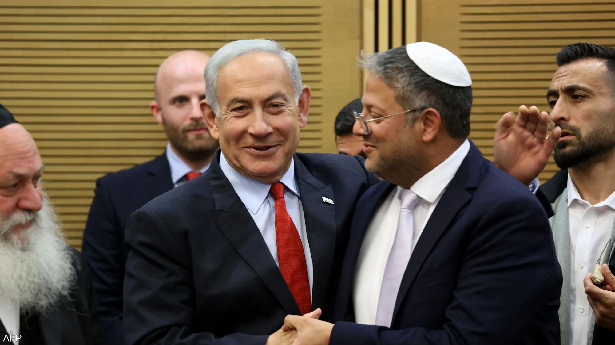 Israeli PM Benjamin Netanyahu criticizes the handling of "Freedom Flotilla" activists, while National Security Minister Itamar Ben-Gvir appears in footage linked to the naval interception operation involving the detained activists.