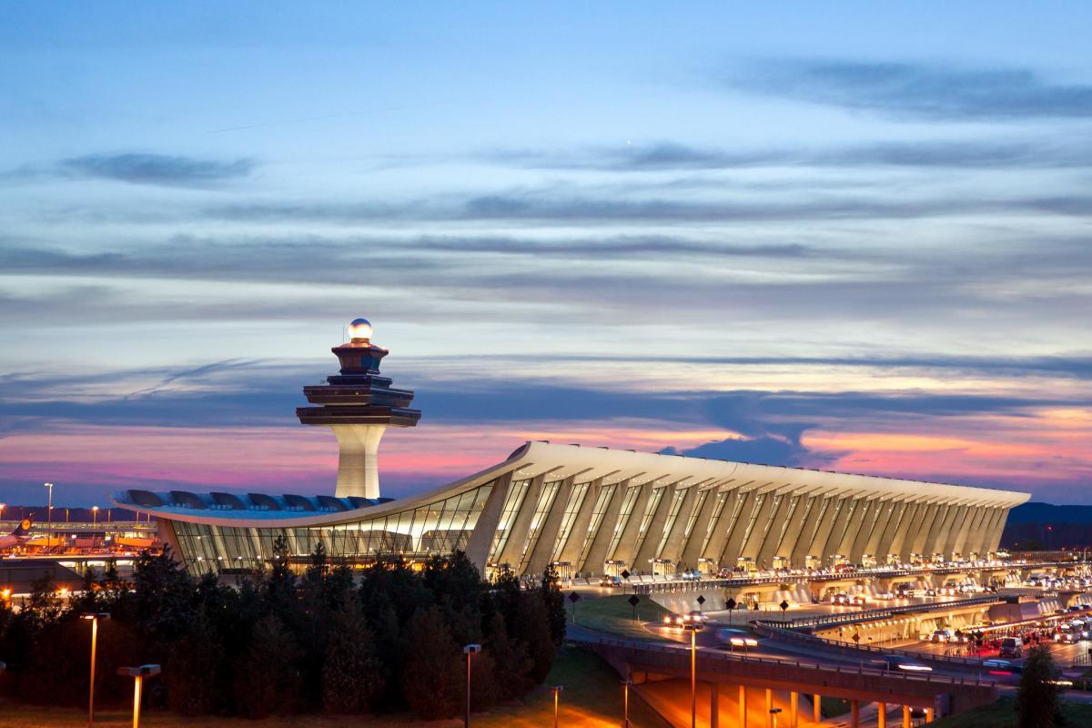 Washington Dulles International Airport is the main international airport serving Washington, D.C., the capital of the United States.