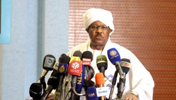 Sudanese Foreign Minister Mohieddin Salem