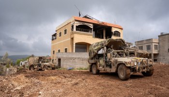 IDF forces are deployed inside a reestablished buffer zone in southern Lebanon, an area previously used to separate military positions near the frontier.