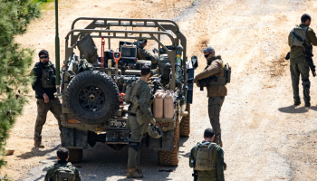 Israeli forces operate in southern Lebanon during ongoing cross-border tensions, as military activity continues despite the declared ceasefire and repeated evacuation warnings in nearby areas.