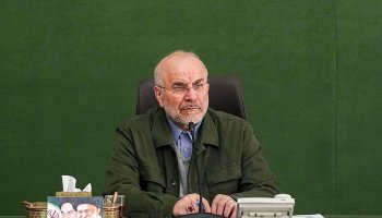 Iran's Parliament Speaker Mohammad Bagher Ghalibaf.