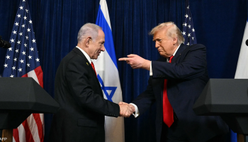 U.S. President Donald J. Trump and Israeli Prime Minister Benjamin Netanyahu.