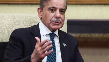 Silent on Pak military bombing in Khyber Pakhtunkhwa, but PM Shehbaz Sharif wants to discuss terrorism with India Photograph: (Credit: AFP)
