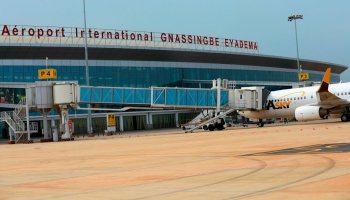 Gnassingbé Eyadéma International Airport in Lomé, Togo, the country's main international gateway, as it processes passengers following the announcement of visa-free entry for African nationals.