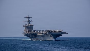 The USS Abraham Lincoln Carrier Strike Group continues projecting power at sea in support of Operation Epic Fury against Iran.