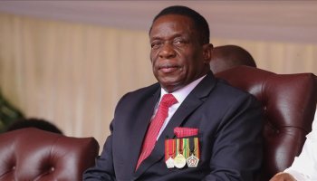 President of Zimbabwe, Emmerson Mnangagwa.
