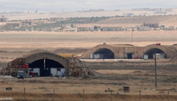 The Abu al-Duhur military airbase in northwestern Syria, recently targeted by an Israeli strike amid heightened regional tensions over military activity at the strategic facility.