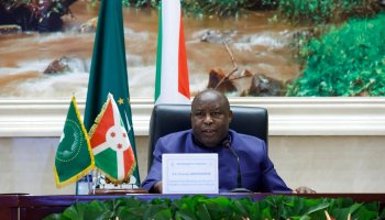 Burundi President Evariste Ndayishimiye.