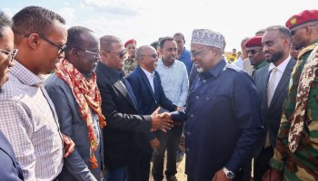 Speaker of the House of the People of the Federal Parliament of Somalia, Sheikh Aden Mohamed Nur (Madobe).