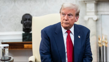 President-elect Donald Trump in the Oval Office of the White House in Washington, DC, on November 13. Jabin Botsford/The Washington Post/Getty Images