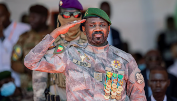 Mali's transitional President Assimi Goïta.
