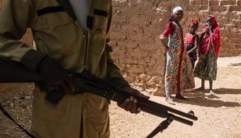 Most villages in north-west Nigeria rely on poorly armed vigilante groups for protection.