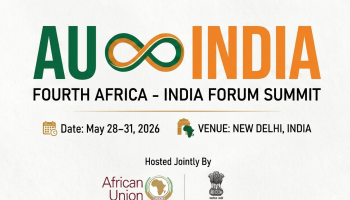 AU-India summit in New Delhi.