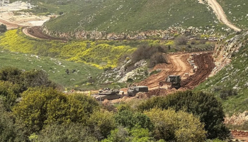 Israeli forces advance near southern Lebanon, carrying out coordinated air and ground operations against Hezbollah positions.