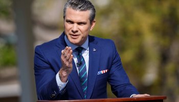War Secretary Pete Hegseth.